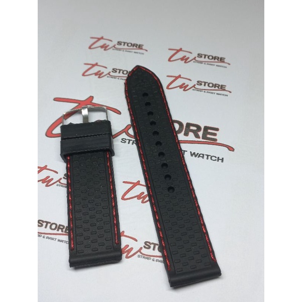 Tali jam tangan karet jahit MURAH Tali rubber jam tangan