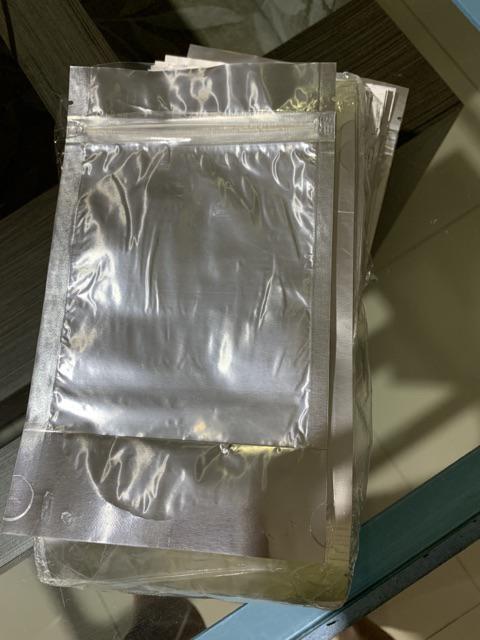 Standing Pouch Kombinasi 12x20 14x22 Alumunium Foil Plastik Transparan Transmetz Tebal