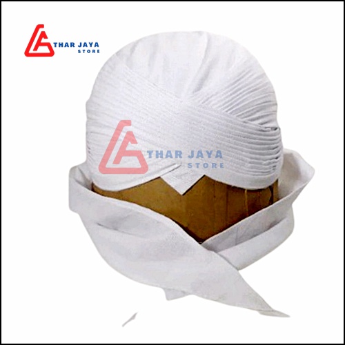 Blangkon Sunan Lipat Sliwir Putih Polos / Blangkon Kyai / Blangkon Jogja / Blangkon