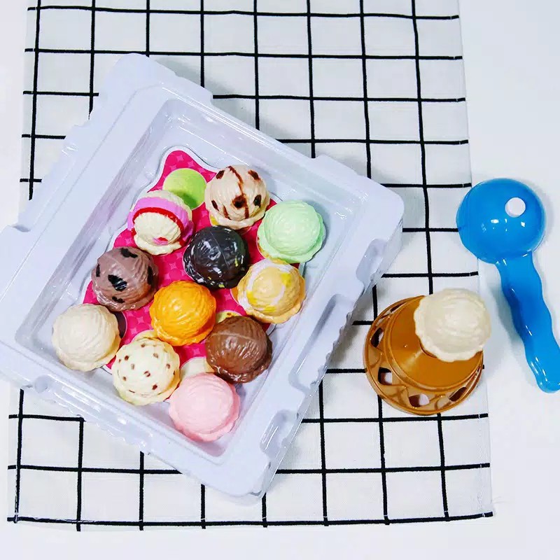 Ice Cream Tower Mainan Susun Es Krim - Mainan Anak - Puzzle Ice Cream - Mainan Anak