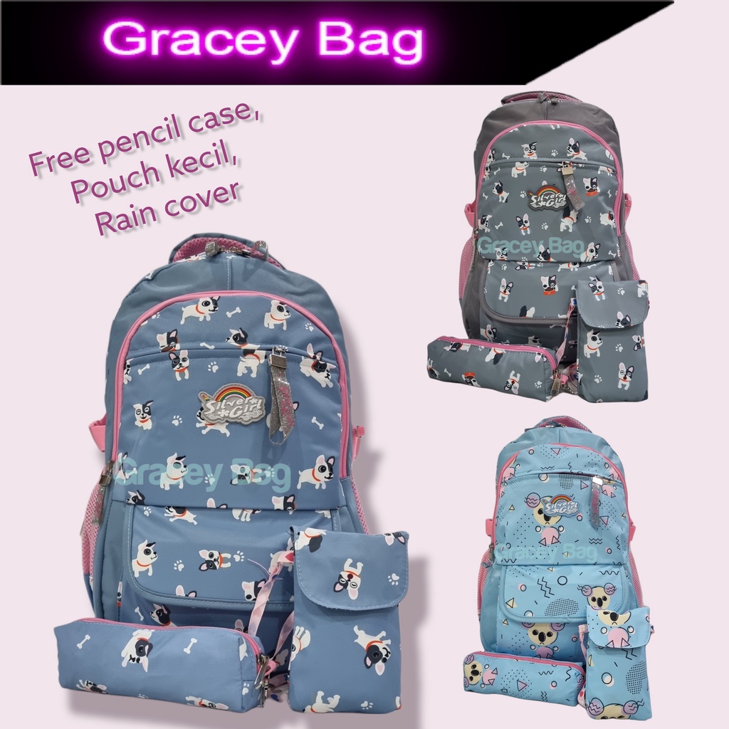 GB-77011S Tas Ransel Anak Perempuan / Remaja Silvergirl