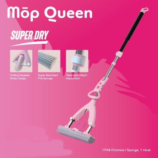 MopQueen Alat Pel Lantai Steincookware Sponge Mop Queen Stein