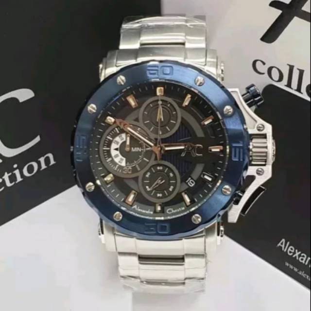 Jam Alexandre Christie AC 9205 MC Silver Blue