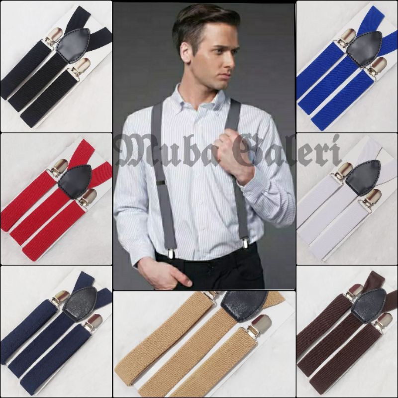 SUSPENDER DEWASA TALI KODOK TALI JOJON TALI STRAPER IMPOR HIGH QUALITY