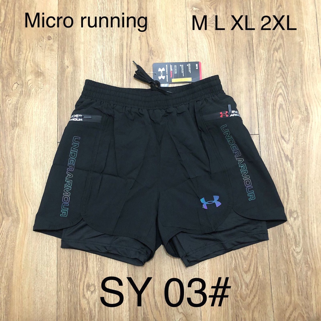 HQ SY00# CELANA OLAHRAGA MICRO DRYFIT TRAINING IMPORT / CELANA BRANDED / CELANA PENDEK