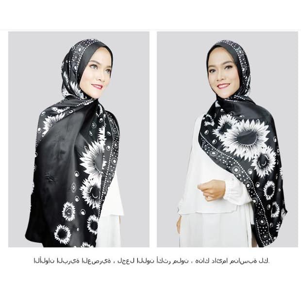 PASHMINA- HIJAB PASHMINA SATIN PRINTING MOTIF / KERUDUNG JILBAB PASHMINA [CHAIN - RANDOM -PASHMINA.