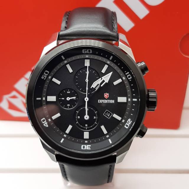 JAM TANGAN PRIA EXPEDITION E 6776 M ORIGINAL ( BLACK SILVER )