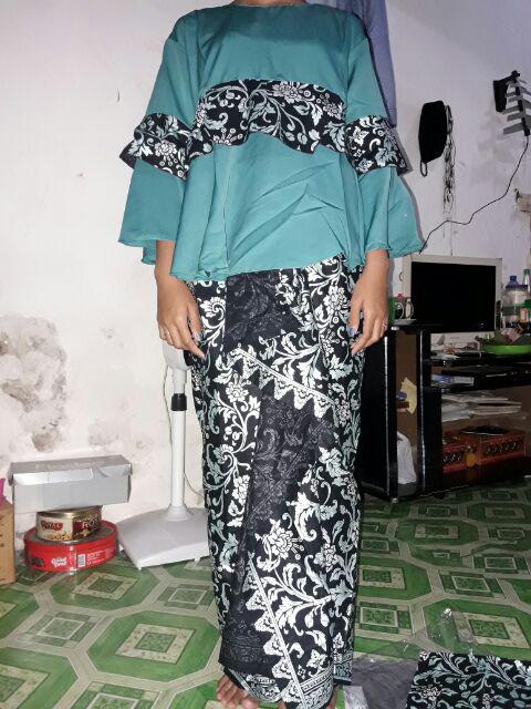 Zola_batik Murah -couple Sania Rufle