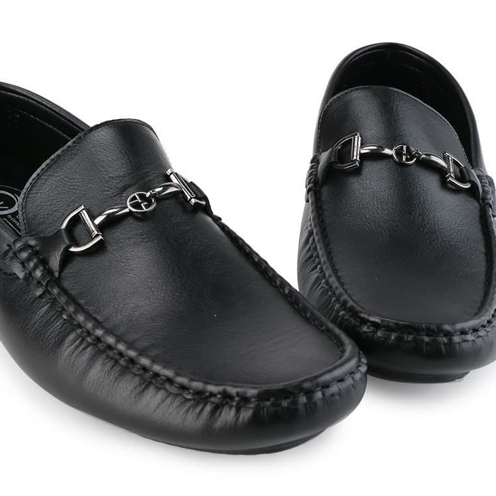 Cavallero Uso Black Sepatu Loafers Pria/Sepatu Kulit Pria Original