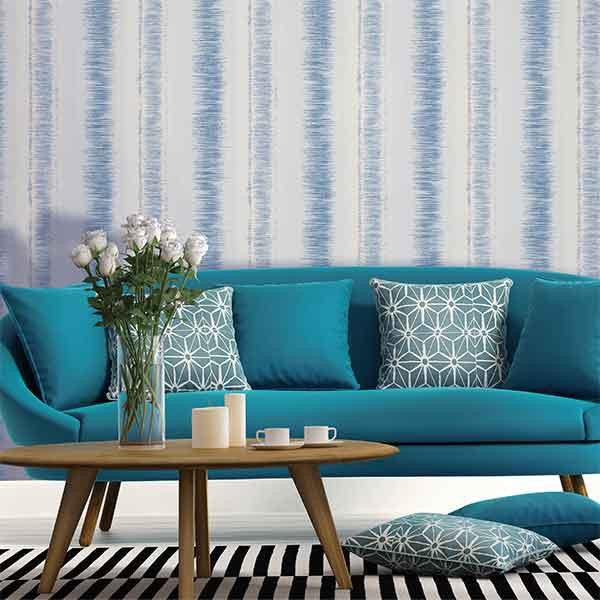 WALLPAPER DINDING KLASIK PATTERN LINE | Shopee Indonesia