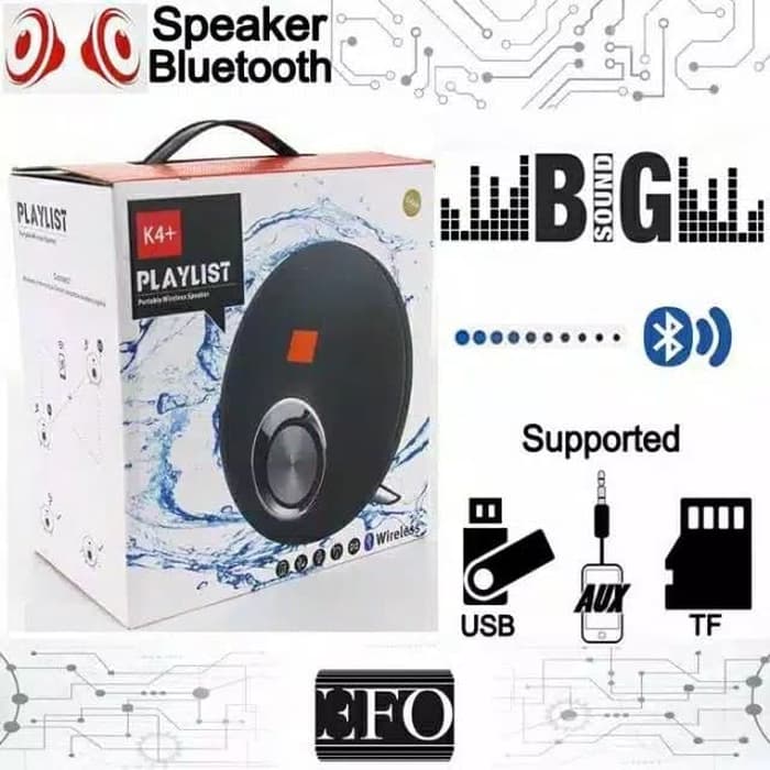 Speaker Bluetooth JBL K4+ Wireless Speaker K4 Plus Surrounded Bass