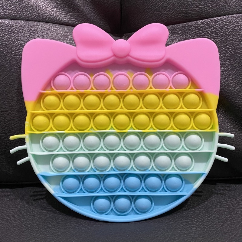 Pop It JUMBO Raksasa Mainan Anak Toys Dinosaurus Kupu Hello Kitty Unicorn-HK Face