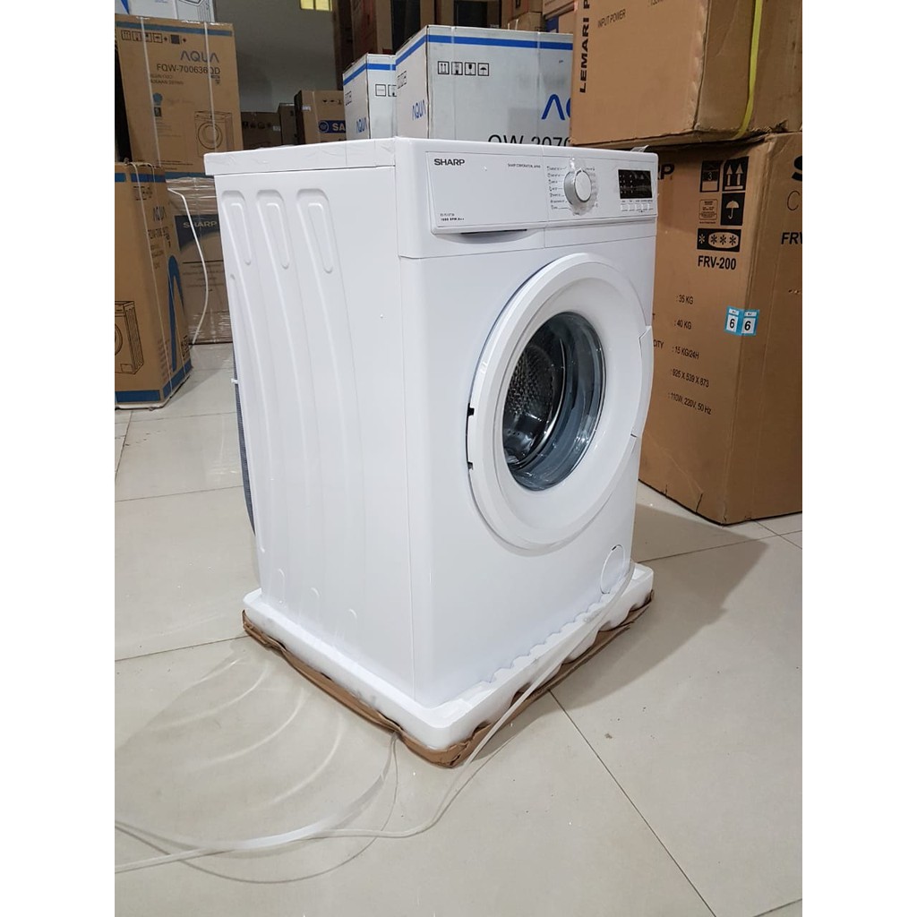 MESIN CUCI FRONT LOADING SHARP ES-FL 1072B ESFL1072B 7 kg 1 TABUNG