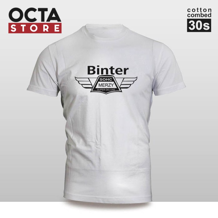 Kaos Tshirt Baju Combed 30S Distro otomotif KAWASAKI BINTER MERZY