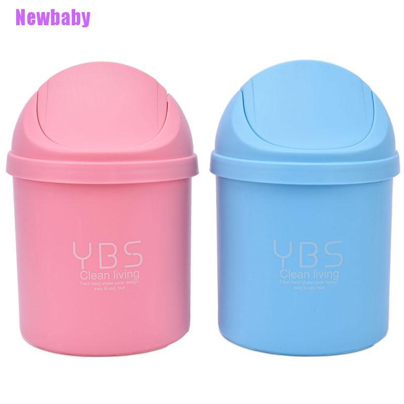 Tempat Sampah Mini Bahan Plastik Ukuran 20x13cm Untuk Rumah / Kantor