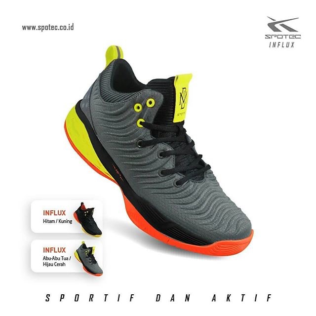 Sepatu Basket Spotec Influx 100% ORI