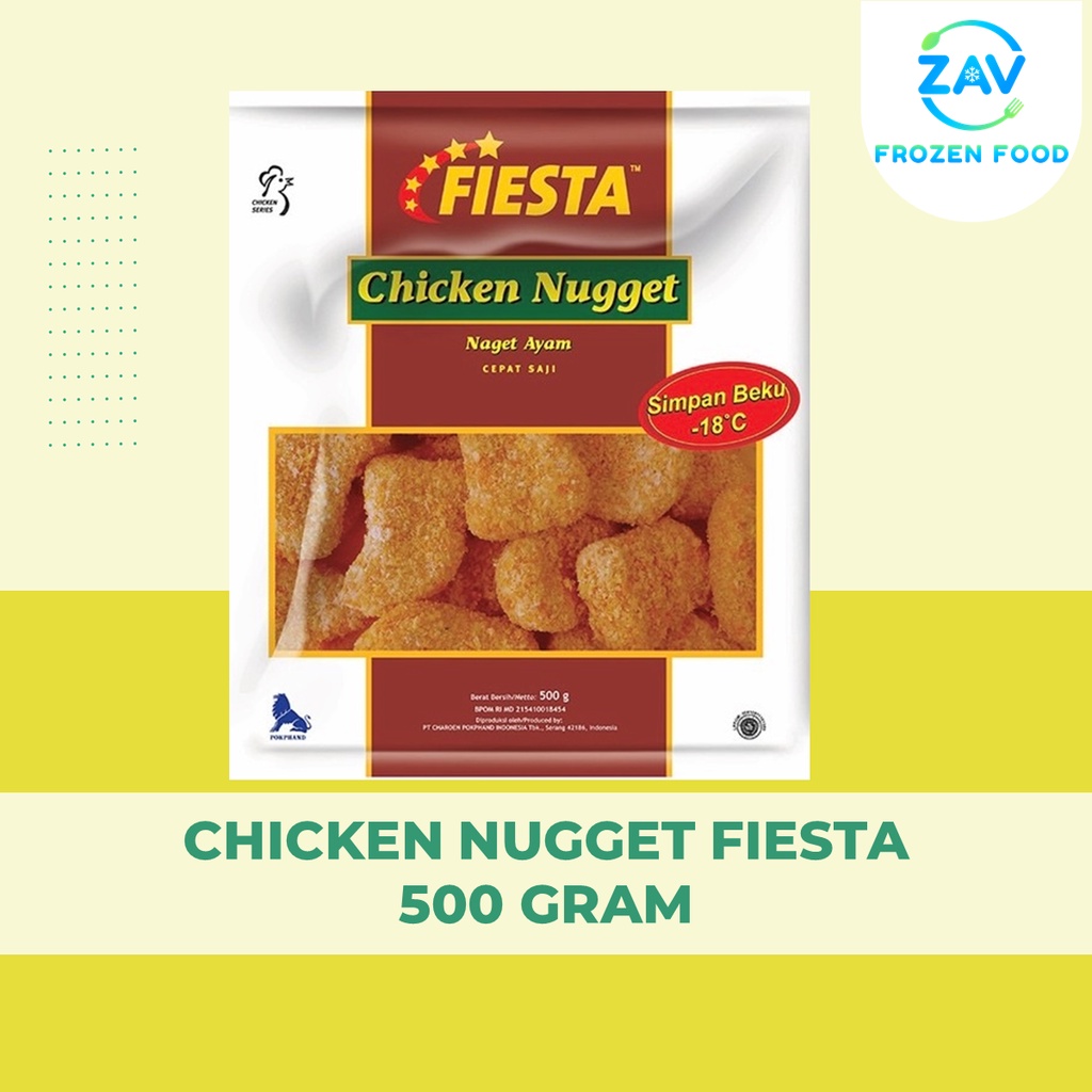 

FIESTA CHICKEN NUGGET 500 GRAM