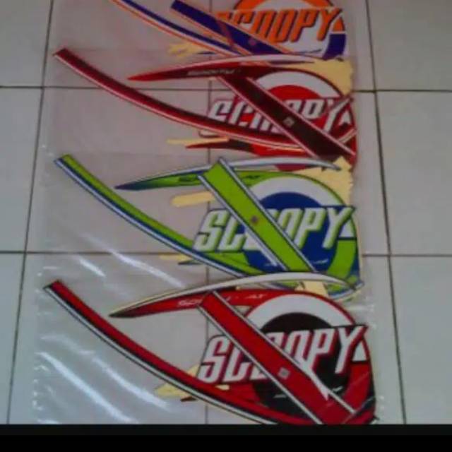 Striping standar model original Scoopy fi 2015/2016