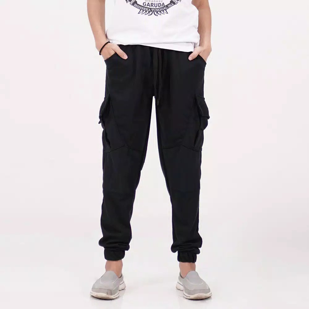 Celana Jogger Shelina Variasi Pocket dan Kerut - JC COllection