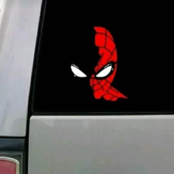 Wjz Stiker Spiderman Kaca Mobil Belakang Keren Shopee Indonesia