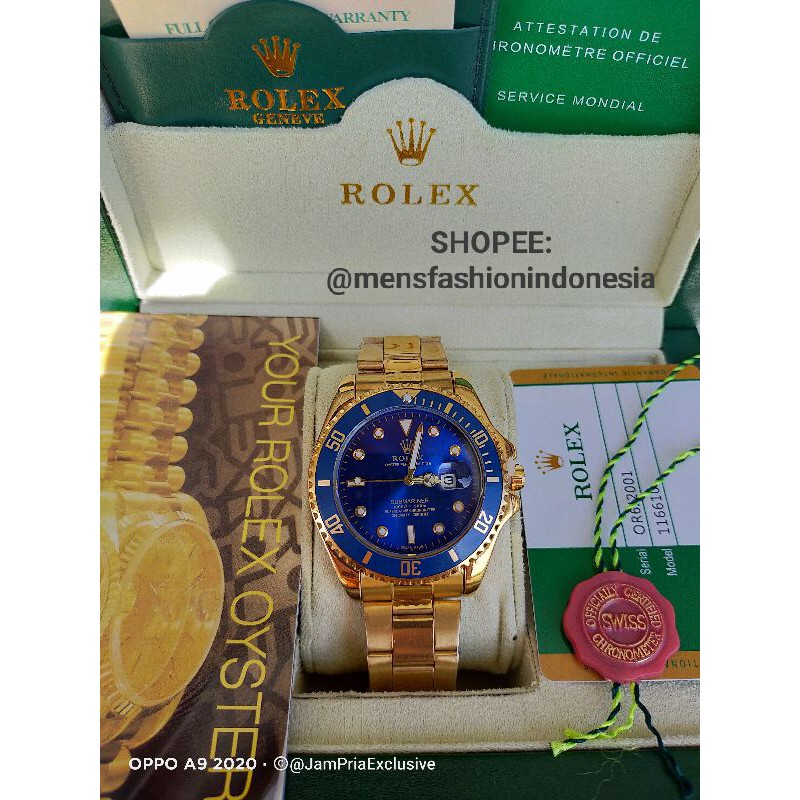 Jam pria cowok rolex submariner cod/ bayar ditempat