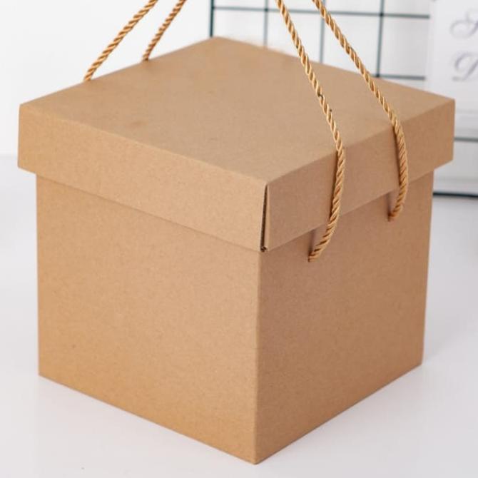 

[KODE PRODUK LJVYQ4763] box polos hampers box parcel kue kering, box paket makanan