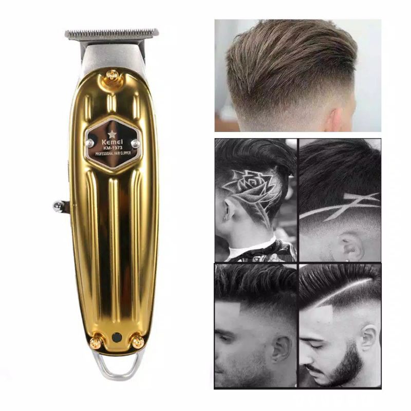 Clipper kemei 1973 GOLD alat pangkas rambut