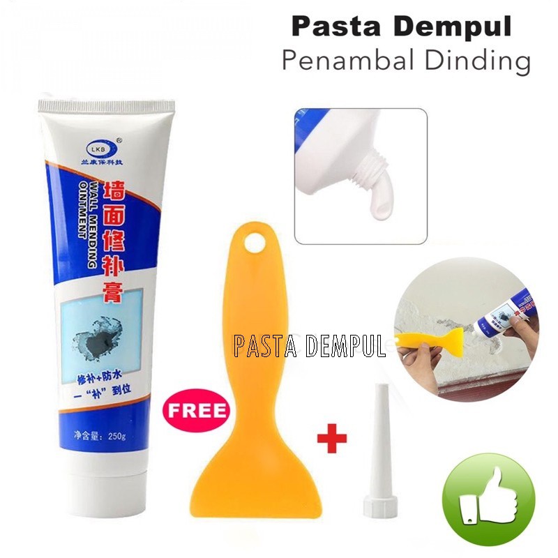 Wall Repair Pasta Dempul Penambal Dinding Cream Instan Water Proof