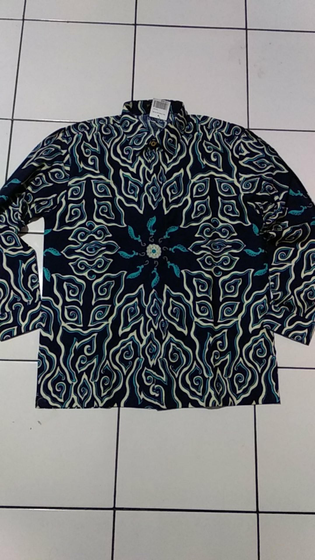 Batik Trusmi Kemeja Batik Pria Lengan Panjang Mega Mendung Ridwan Kamil