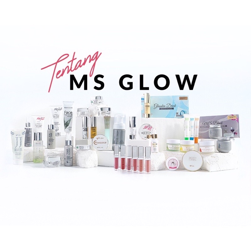 MS GLOW PAKET WAJAH WHITENING/ACNE /ULTIMATE/LUMINOUS/BB DAILY/MEN/SERUM PEELING/LIFTING/RED JELLY/R