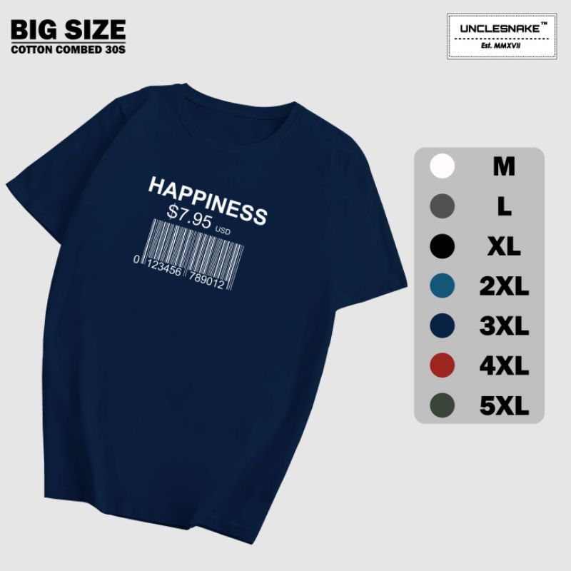 kaos jumbo pria 2XL - 3XL- 4XL - 5XL - oversize - kaos big size - kaos distro pria jumbo