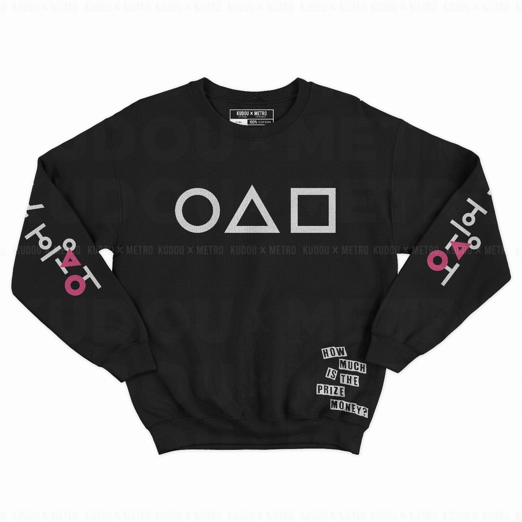 Crewneck Sq*id Game How Much Premium Cotton Fleece Unisex