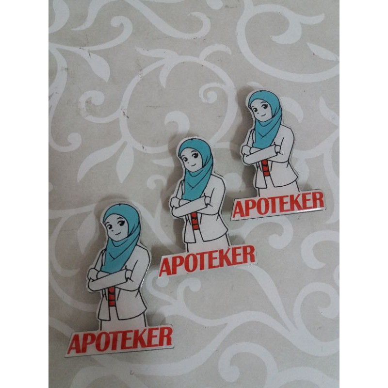 Pin Apoteker gambar Hijab. Pin dengan Magnet