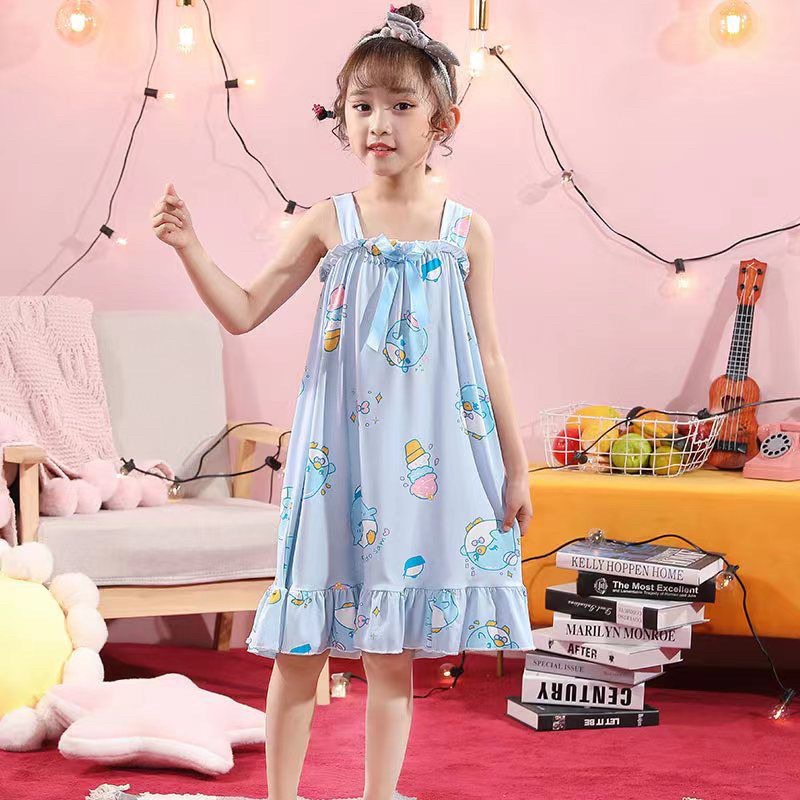 DASTER RENDA IMPORT ANAK | DST003 | DRESS IMPORT ANAK USIA 4-9 TAHUN | DRES ANAK IMPORT | PAKAIAN TIDUR ANAK