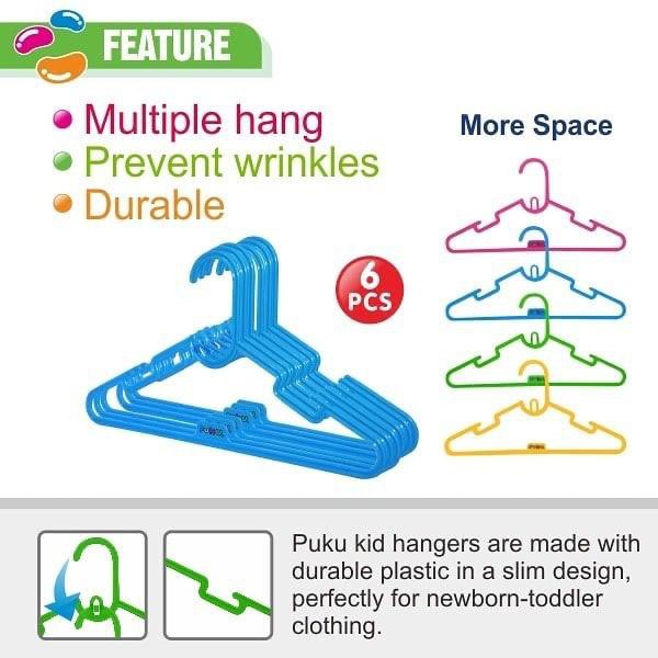 PUKU KIDS HANGER / 6 PCS / P30802