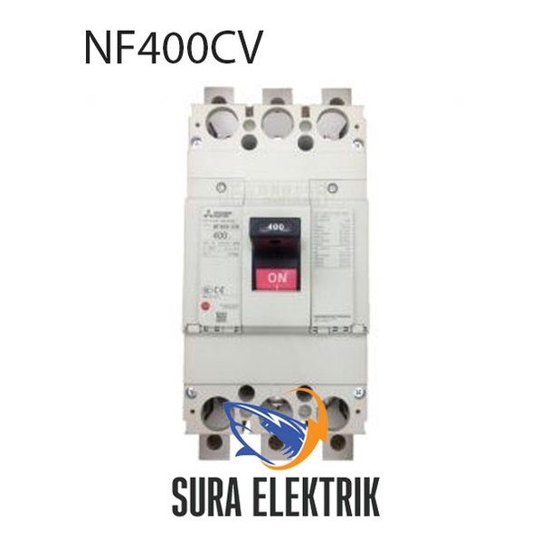 NFB MCCB Breaker NF400CV 300A / 350A / 400A Mitsubishi