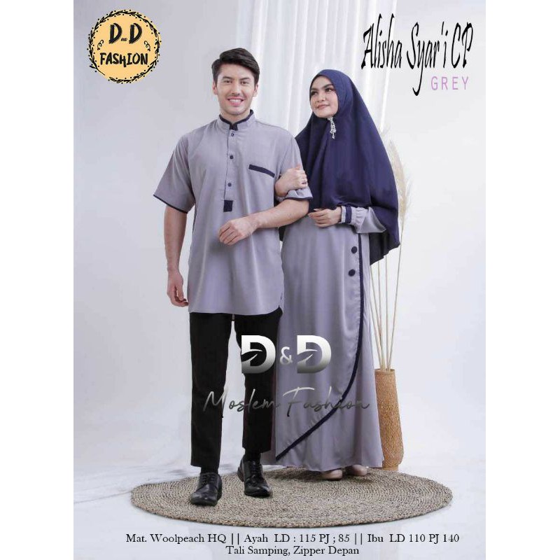 BAJU MUSLIM COUPLE sYAR'I KARIMA MEWAH ELEGAN ORI BOYAZY