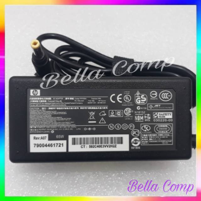 Adaptor Charger Laptop HP Compaq 510 515 V3000 CQ510 CQ 510 18.5V 3.5A ORI