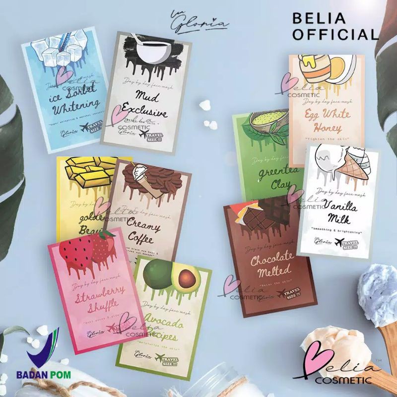MASKER BUBUK by Lea Glori 10g Travel size BPOM gram mini