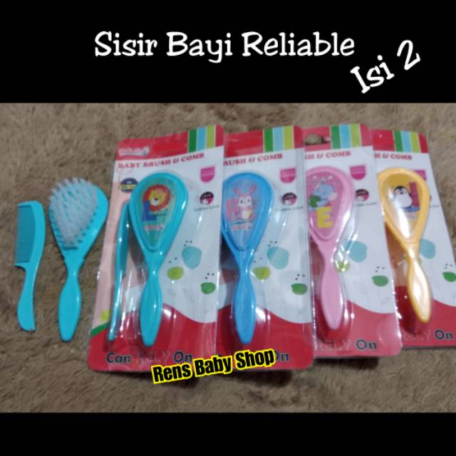 Reliable Sisir bayi bulu sikat isi 2 BPA FREE