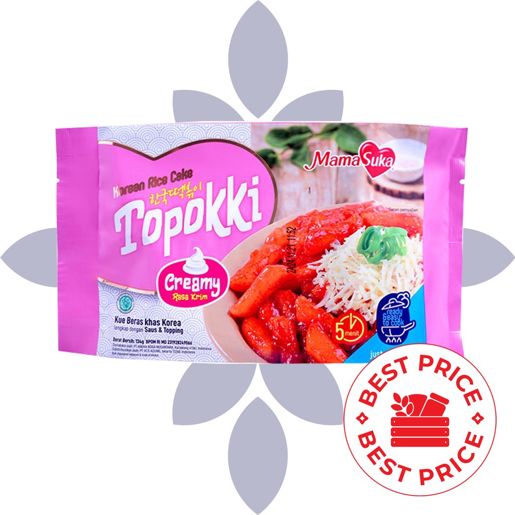 MAMASUKA - TOPOKKI CREAMY - 134 GR (READY TO COOK)