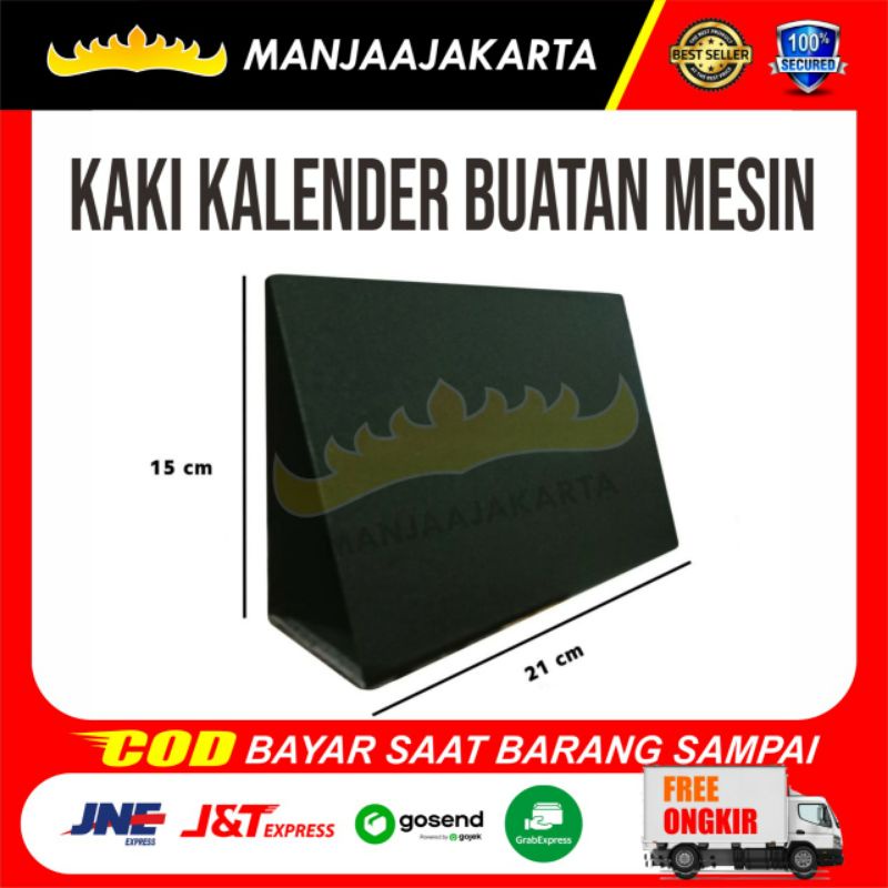 

Tatakan Kalender Meja Landscape HITAM Kaki Kalender Duduk Standing Kalender Meja A5 murah Hardcover Kalender meja A5 Landscape hitam