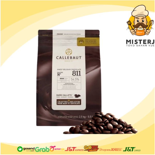 

Callebaut 811 Dark Chocolate Couverture 54,5% 250gr TANPA ES BATU | Callebaut Wall Balanced Bitter | Order Hanya Menggunakan Pengiriman Instan !