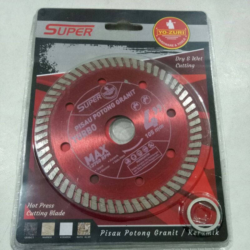 Mata Gerinda Potong Keramik Granit Marmer Diamond Wheel 4 4inch Turbo Shopee Indonesia