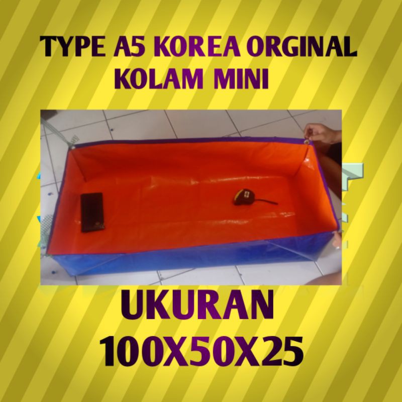 TYPE A5 KOREA ORGINAL KOLAM MINI UKRAN 100X50X25