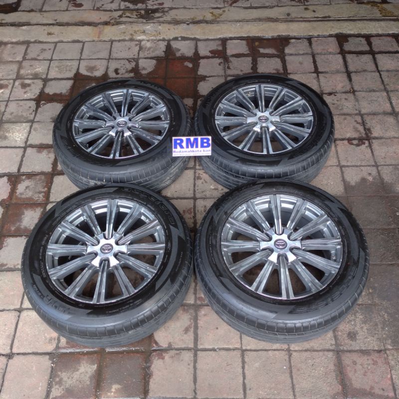 PAKET LENGKAP VELG DAN BAN MOBIL MURAH UNTUK PAJERO FORTUNER HYLUX RING 20 LEBAR 8,5 PCD 6X139, 7