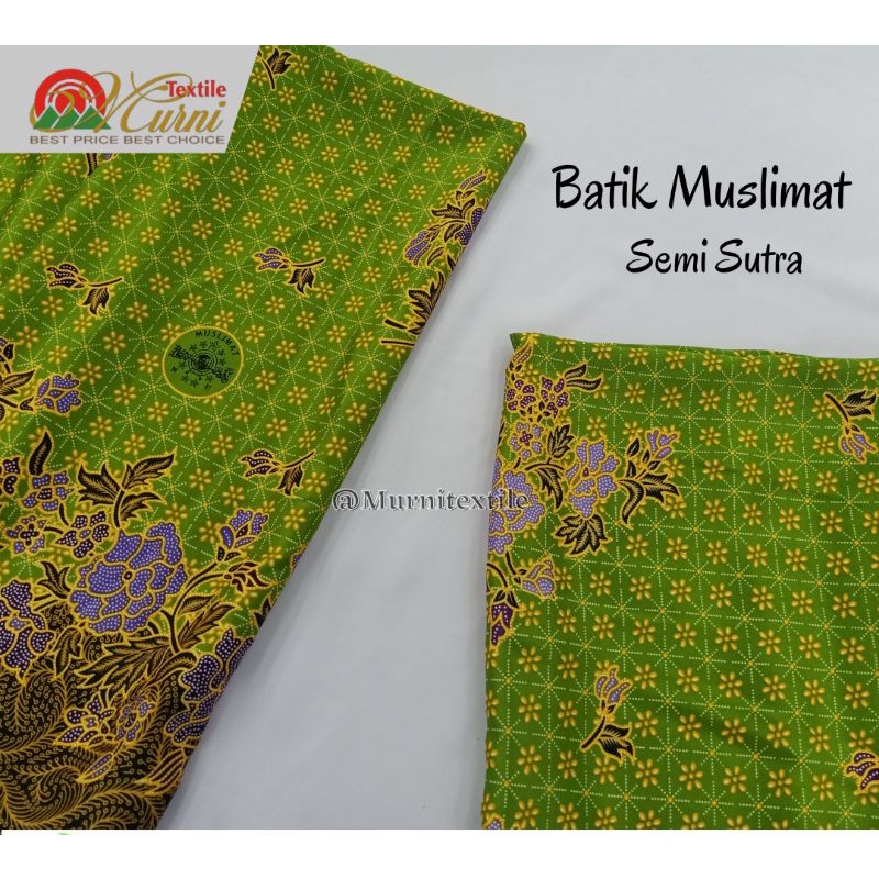BATIK MUSLIMAT NU SEMI SUTRA