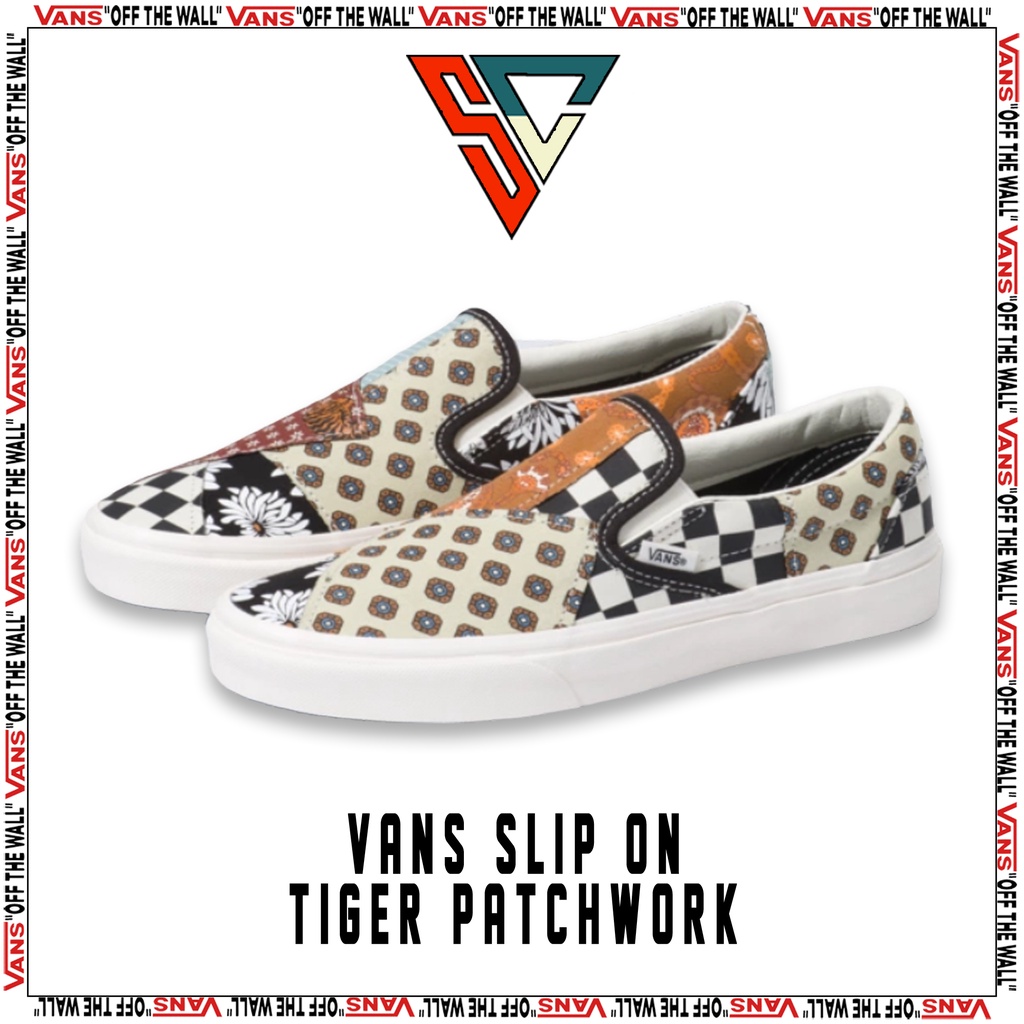 Vans Slip On Classic Tiger Patchwork Original Global Market