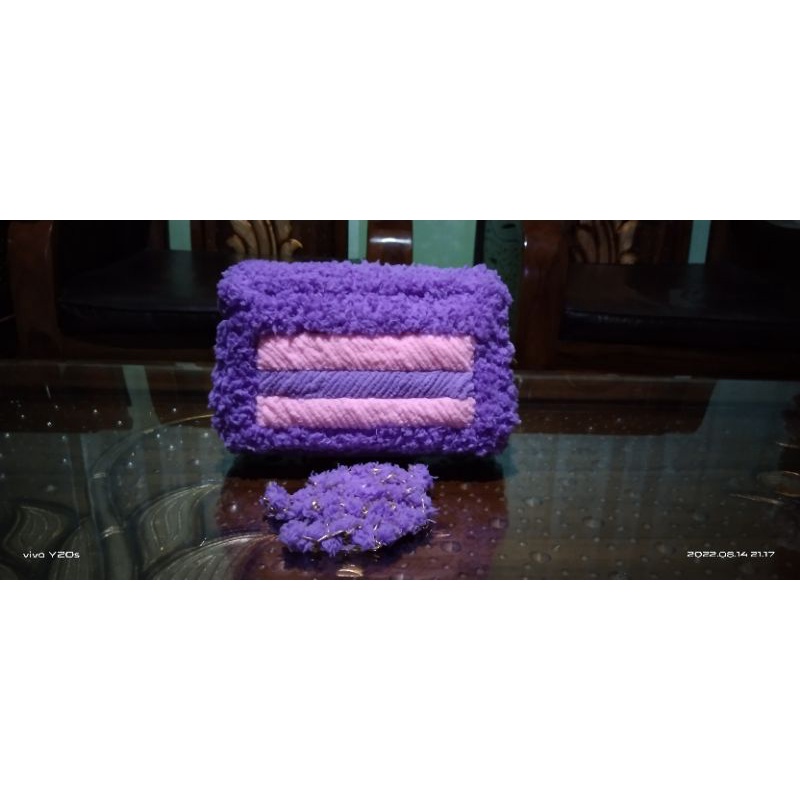 Tas plastik kanvas handmade murmer