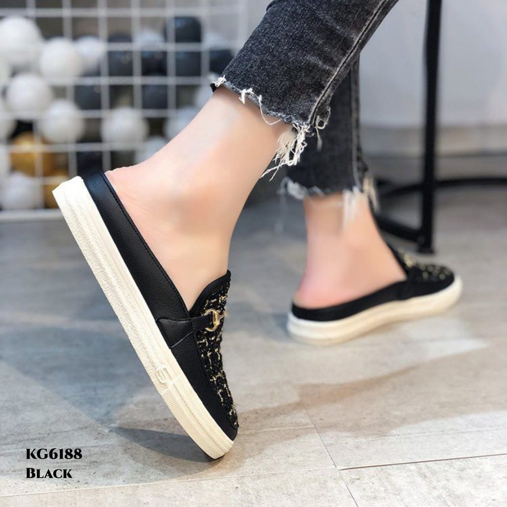 RESTOCK WYN SNEAKERS PLAITED MATS SLOPE FASHION ANTI LICIN KG6188